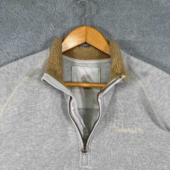 Timberland Gray Half-Zip Sweater - Picture 4 of 12
